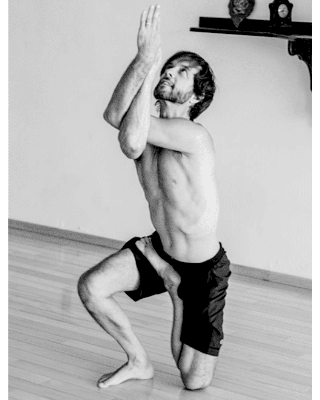Fast Food Woman in a seated yoga pose